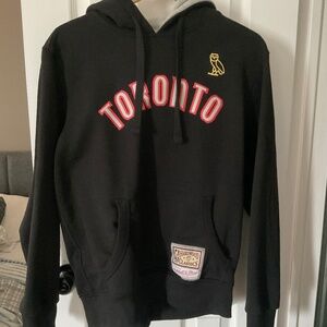 Men’s OVO Mitchell And Ness '95 Raptors Hoodie Black M medium like new